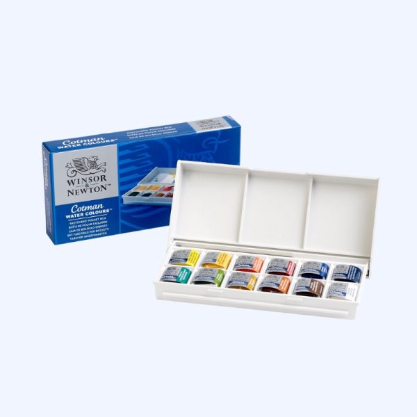 WN Cotman Pocket Sketchers Box 12 x 12 nappia